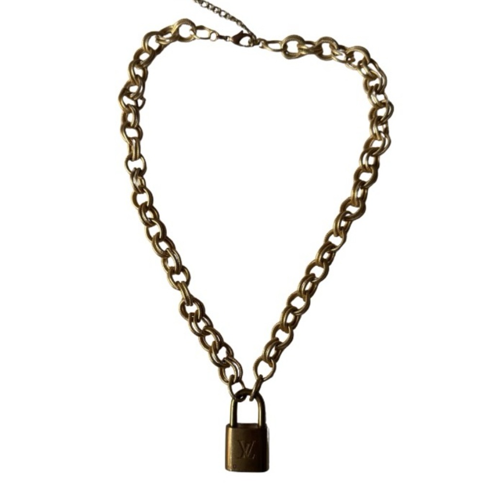 Louis Vuitton Padlock Pendant Necklace